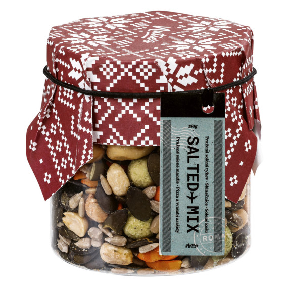 SALTED MIX. Dárkové vánoční balení ořechů