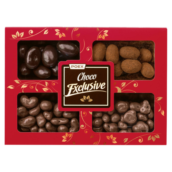 CHOCO MIX. Dárkové vánoční balení ořechů a suchých plodů