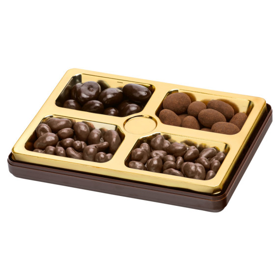 CHOCO MIX. Dárkové vánoční balení ořechů a suchých plodů