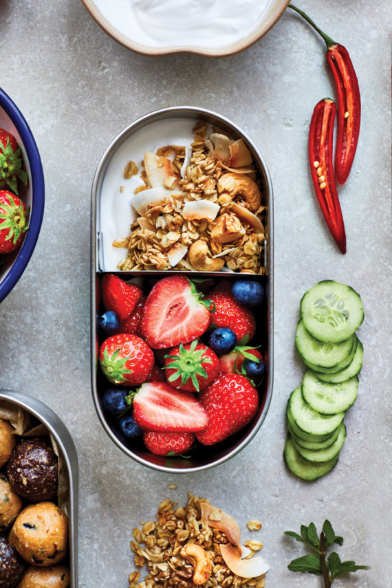 Nerezový dvojitý Bento box Black+Blum