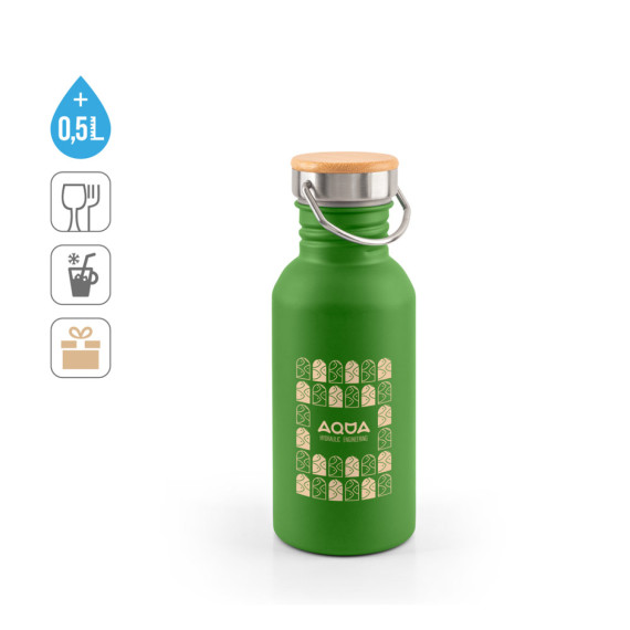 EWING. Jednostěnná láhev z nerezové oceli (90 % recyklovaná)