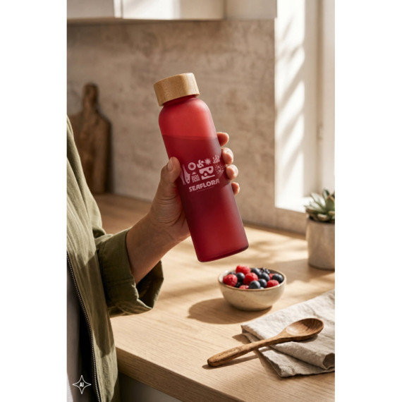 LILLARD GLASS. 520 ml láhev z matného skla