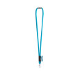 WISBECH. SET Lanyard TUBE Long (Ø 7 mm) s karabinou 9 mm a bezpečnostní sponou Ø 7 mm