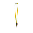 WISBECH. SET Lanyard TUBE Long (Ø 7 mm) s karabinou 9 mm a bezpečnostní sponou Ø 7 mm