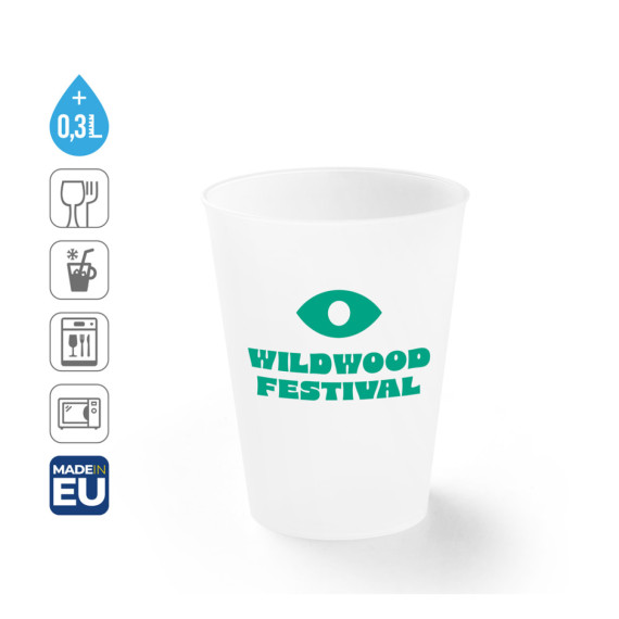 KANE S. Festivalový pohár z PP s objemem 330 Ml