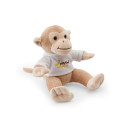MONKY. Plyšová hračka ve tvaru opice s tričkem