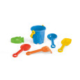 VALLARTA. Plážový kbelík z PP s 5 kusy příslušenství