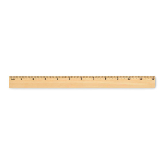 RULER30, Dřevěné pravítko 30 cm