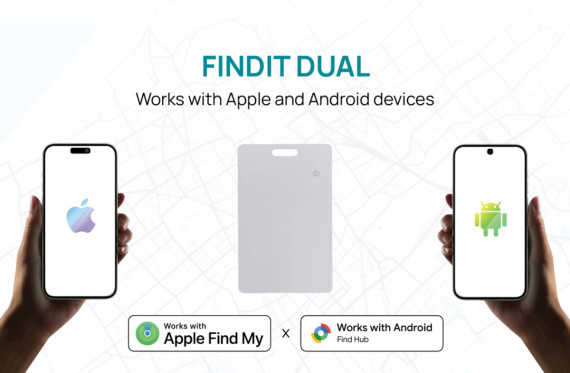 Tarjeta FindMate ultrafina plástico RCS