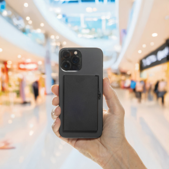 Hliníkové pouzdro na karty s RFID magnetem