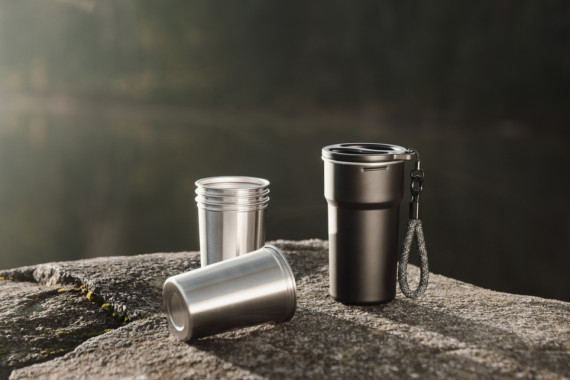 Sada 4 nerezových kelímků VINGA Parks z RCS, 250 ml