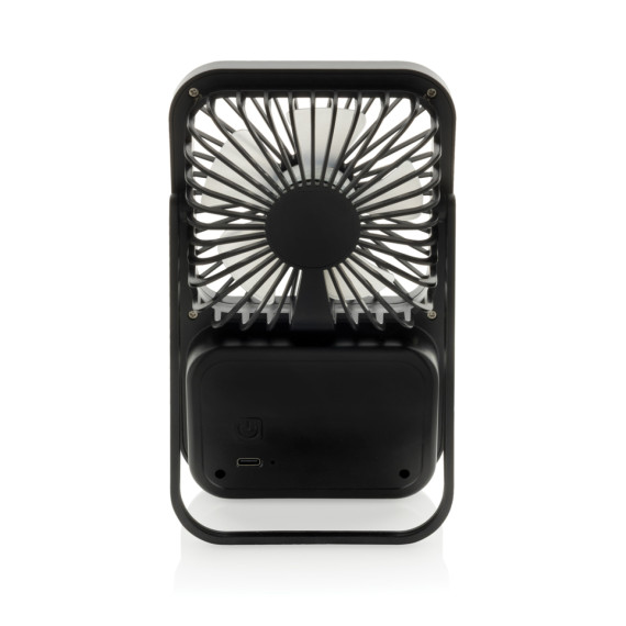 Stolní dobíjecí větráček Aervina z recyklovaného plastu RCS