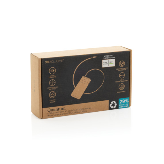 Ultrarychlá powerbanka PD45W Quantum 10 000 mAh z RCS