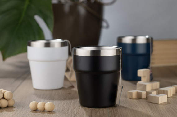 Hrnek z recyklované nerezové oceli MAKEL 300 ml