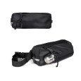 DELFOS POUCH SHINY. 300D serecyklovaného polyesteru (lesklý povrch) a 600D serecyklovaného polyesteru ledvinka s reflexními prvky
