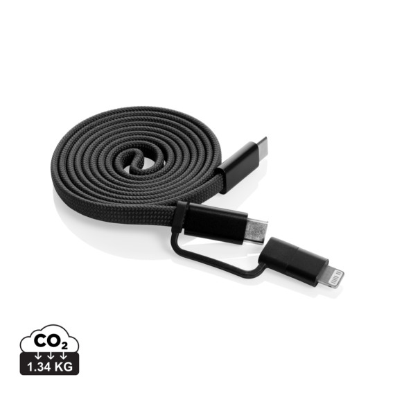 Ultra tenký magnetický nabíjecí kabel 60W 2 v 1