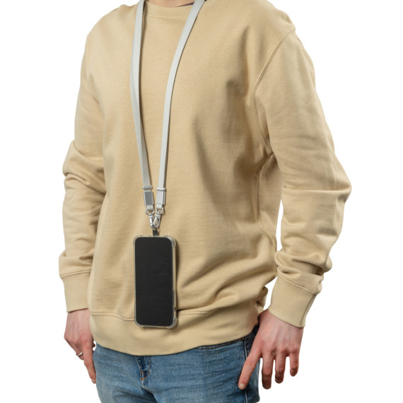 Crossbody lanyard Nivo RCS z recyklovaného PET