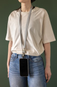 Crossbody lanyard Nivo RCS z recyklovaného PET
