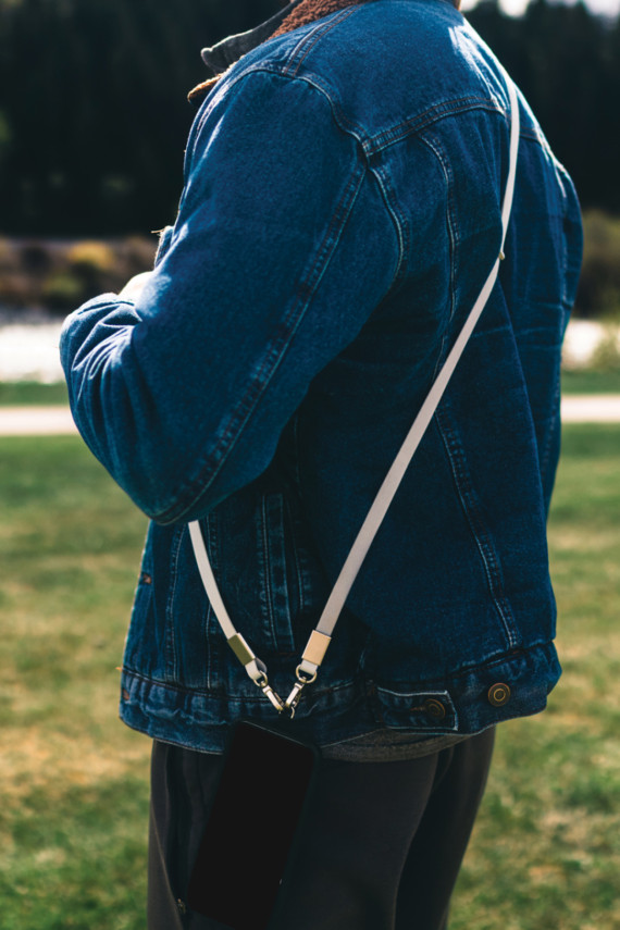 Crossbody lanyard Nivo RCS z recyklovaného PET