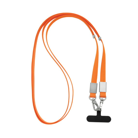 Crossbody lanyard Nivo RCS z recyklovaného PET