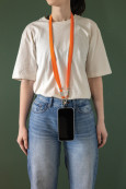 Crossbody lanyard Nivo RCS z recyklovaného PET
