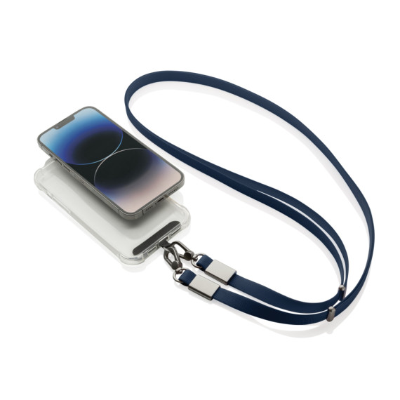 Crossbody lanyard Nivo RCS z recyklovaného PET