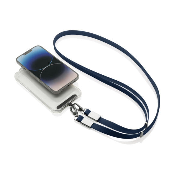 Crossbody lanyard Nivo RCS z recyklovaného PET