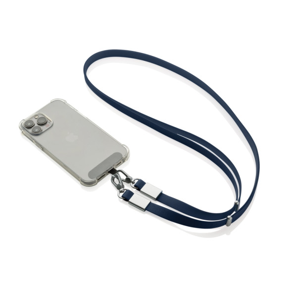 Crossbody lanyard Nivo RCS z recyklovaného PET