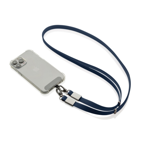 Crossbody lanyard Nivo RCS z recyklovaného PET