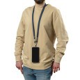 Crossbody lanyard Nivo RCS z recyklovaného PET