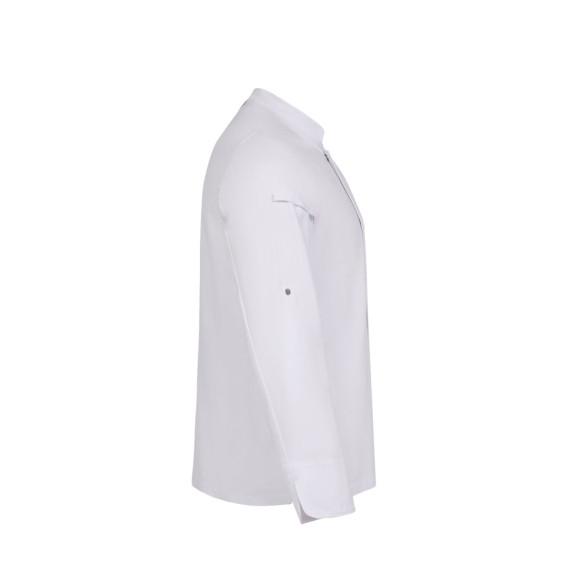 VL AGNI. Unisexová kuchyňská bunda (190 g/m²) z bavlny (35 %) a recyklovaného polyesteru (65 %)