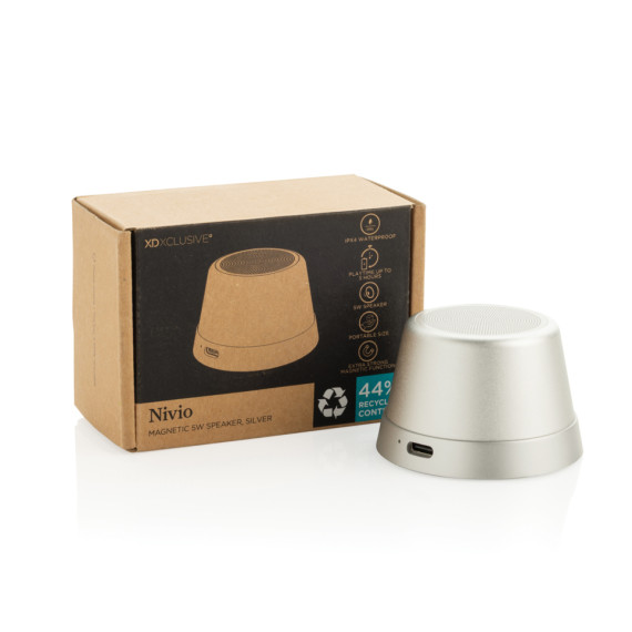 Reproduktor Nivio RCS z recyklovaného hliníku magnetický 5W