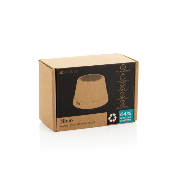 Reproduktor Nivio RCS z recyklovaného hliníku magnetický 5W