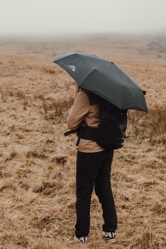 Automat. deštník 23" Nordic Drift Trail s UPF 50+ z RPET