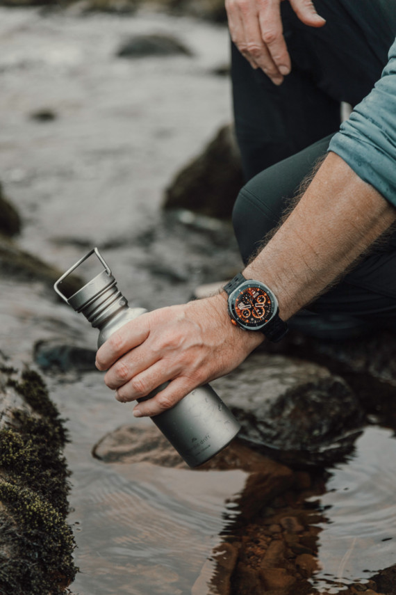 Láhev na vodu Nordic Drift Trail Ultra Light Titanium 600ml