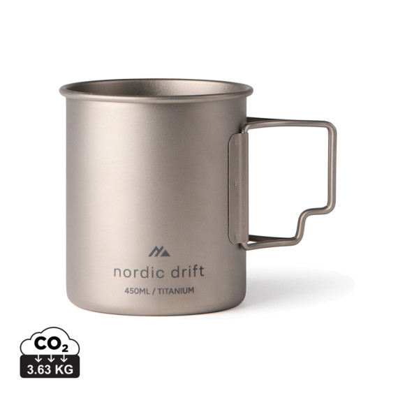 Titanový kelímek Nordic Drift Trail Ultra Light 450ml