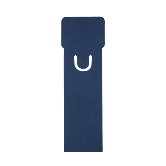 BOOKMARK záložka s pravítkem a papírky, tmavě zelená