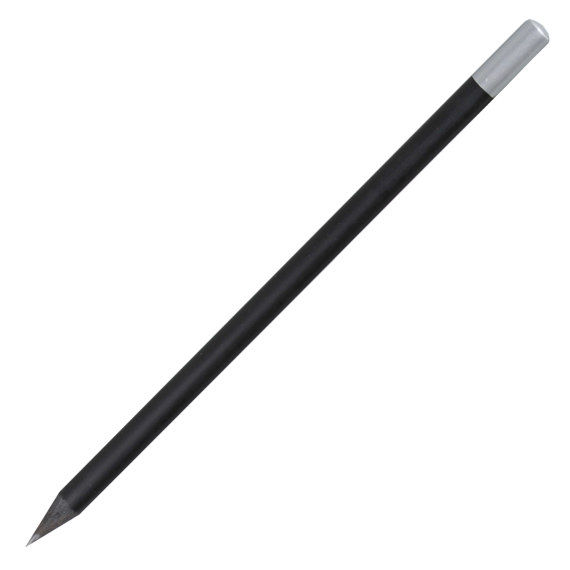 WOODEN SILVER tužka, černá