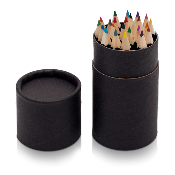 CRAYON L sada 24 pastelek 8,5 cm, černá