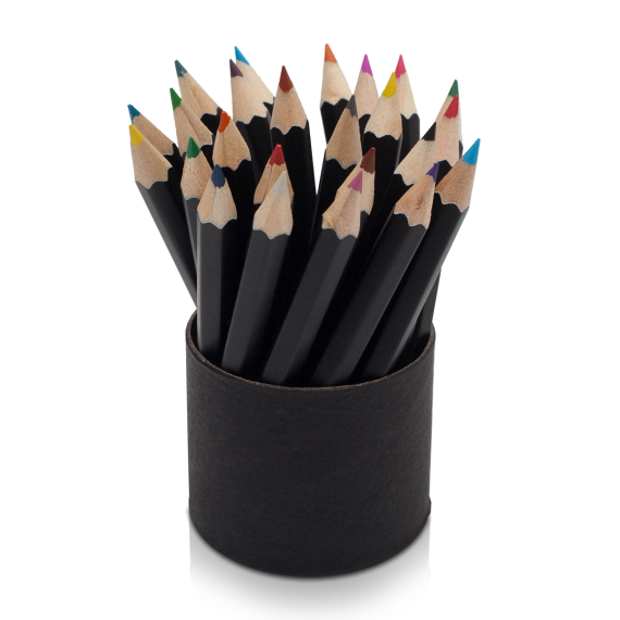 CRAYON L sada 24 pastelek 8,5 cm, černá