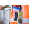 CRYSTAL vodotěsný obal na telefon, transparentní/modrá