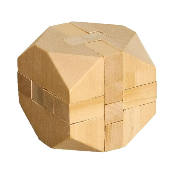 CUBE hlavolam, přírodní