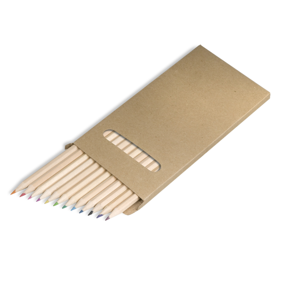 CRAYON SUPER sada pastelek 18 cm, přírodní