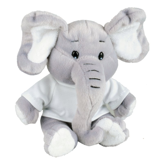 ELEPHANT plyšová hračka, šedá