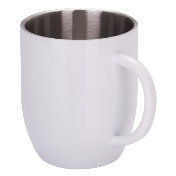 DAY hrnek 350 ml z nerezové oceli, bílá