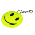 HAPPY KEY reflexní přívěsek na klíče, žlutá