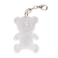 TEDDY RING reflexní přívěsek na klíče, oranžová