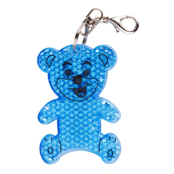 TEDDY RING reflexní přívěsek na klíče, oranžová