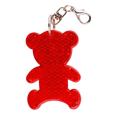 TEDDY RING reflexní přívěsek na klíče, oranžová