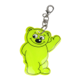 BEARY reflexní přívěsek na klíče, tmavě zelená
